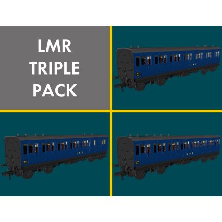 Rapido 978033 OO Gauge LMR Evolution Non Corridor Carriage Pack